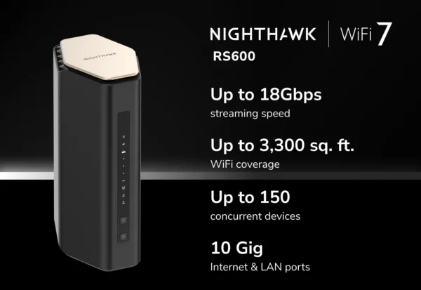 Nighthawk WiFi 7 Router RS600, 18Gbps - Image 3